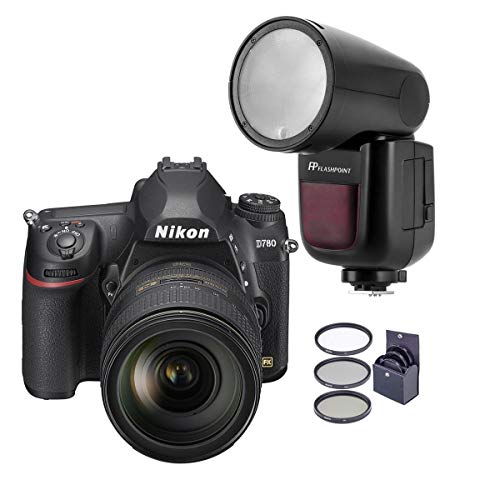 Nikon D780 DSLR Camera with 24-120mm Lens and Flash