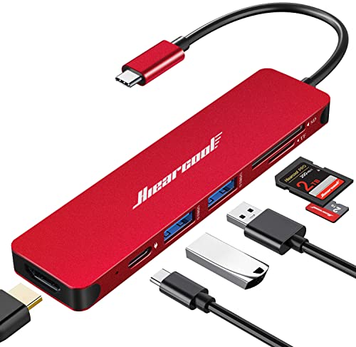 Hiearcool USB C Hub - 7-in-1 Multi-Port Adapter for MacBook and More