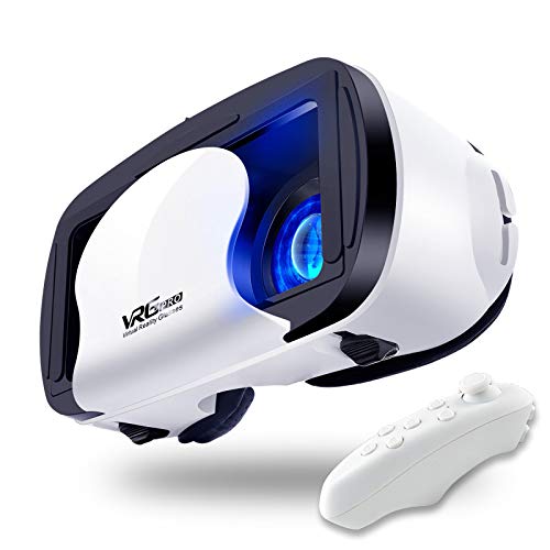 VR Headset with Adjustable 3D Glasses for Phone/Android