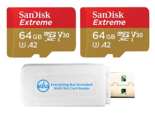 SanDisk Extreme 64GB MicroSD (2 Pack) for GoPro Hero 9