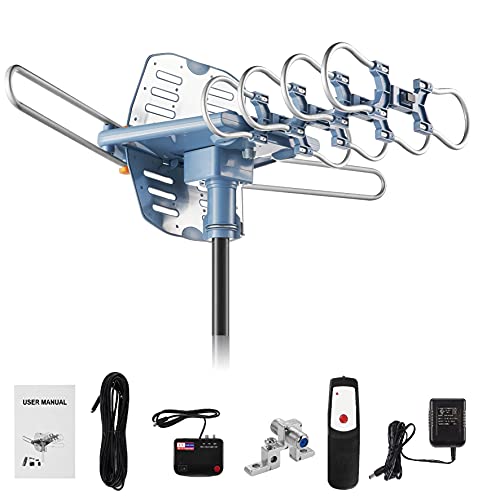 HDTV Antenna with High Reception - Outdoor Antenna for Free Live TV