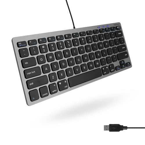 Macally Small USB Wired Keyboard