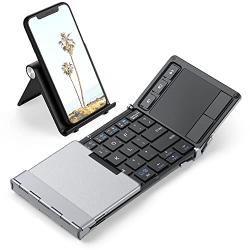 iClever Foldable Bluetooth Keyboard with Touchpad