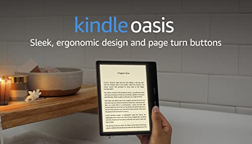 AT&T Kindle Oasis - Premium E-Reader with 7” Display and Page Turn Buttons