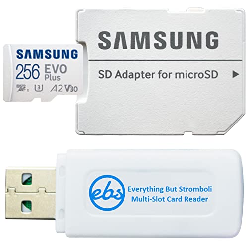 Samsung EVO+ Plus 256GB MicroSD Memory Card Bundle