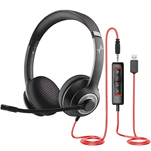EAGLEND USB Headset with Mic