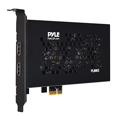 PyleUsa HDMI Video Capture Card - High-Performance 4K Streaming and Recording