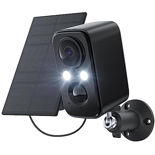 IHOXTX Wireless Solar Security Camera with Color Night Vision