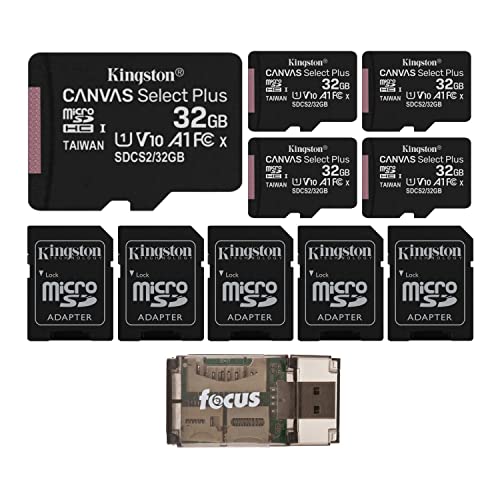 Kingston Canvas Select Plus 32GB UHS-I microSDHC Memory Card Bundle
