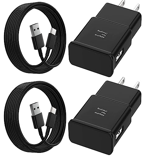 Type C Charger for Samsung Android - 2Pack