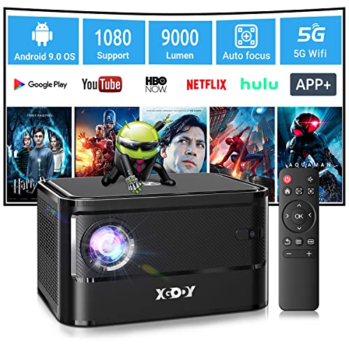 Autofocus Smart Projector with Android TV OS, Xgody A40