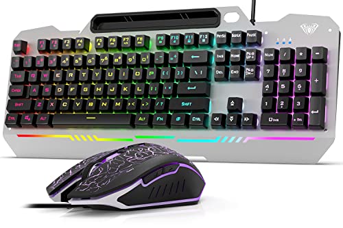 AULA RGB Gaming Keyboard and Mouse Combo