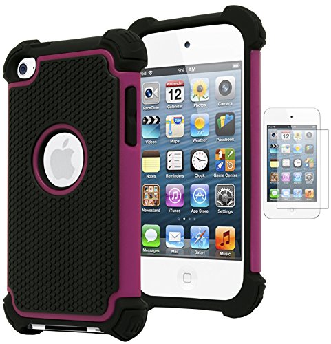 Bastex Hybrid Armor Case for iPod Touch 4 - Pink