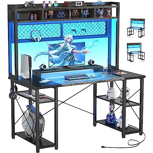 armocity Gaming Desk with Hutch