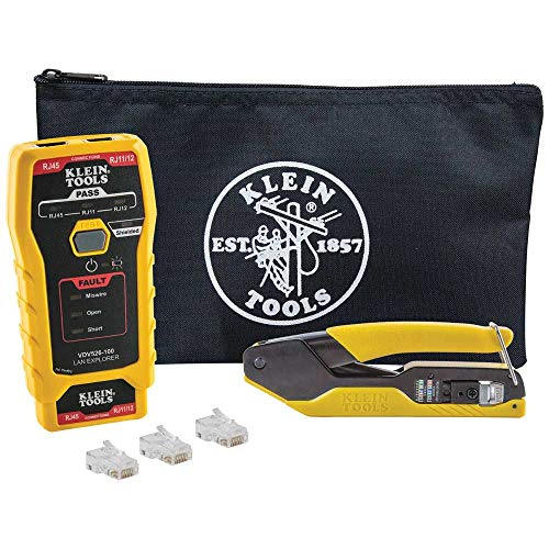Klein Tools Ethernet Cable Tester and Crimper Kit