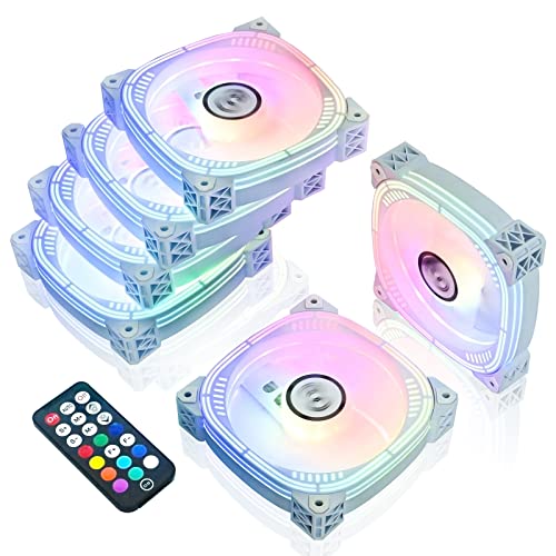 DS Addressable RGB Fans with Controller (6 Pack, G Series)