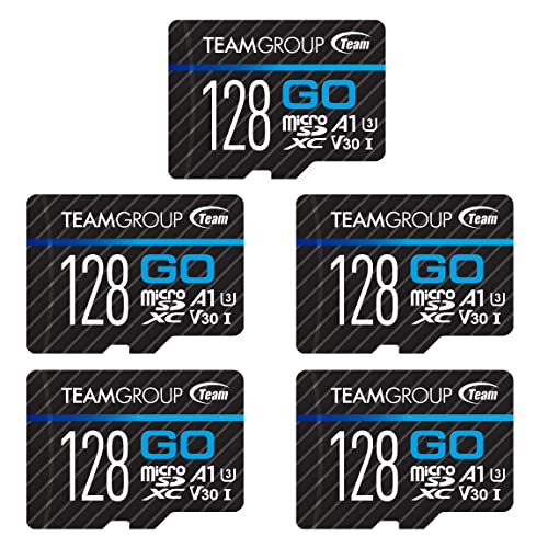 TEAMGROUP GO Card 128GB x 5 PACK Micro SDXC