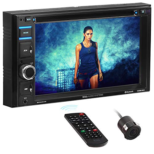 BOSS Audio Systems Car Stereo System - 6.2 Inch Double Din, Touchscreen, Bluetooth Audio and Calling, USB, SD, CD Player, AM/FM Radio Receiver, Backup Camera