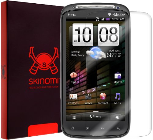 Skinomi TechSkin Full Coverage Screen Protector for HTC Sensation 4G