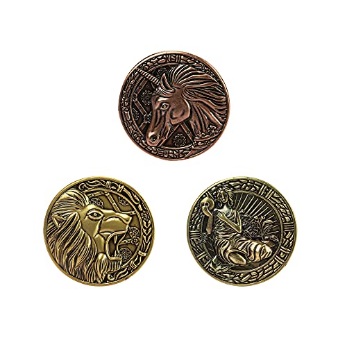 RE2 Lion Unicorn Maiden Badge Set