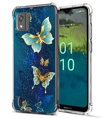 Slim TPU Case for Nokia C110 4G - Butterfly Design