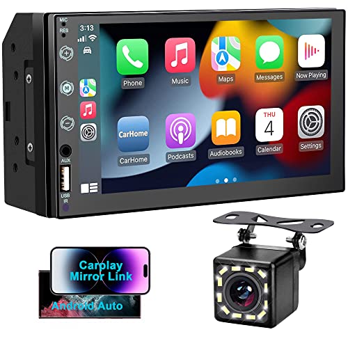 Double Din Car Stereo for Apple Carplay and Android Auto