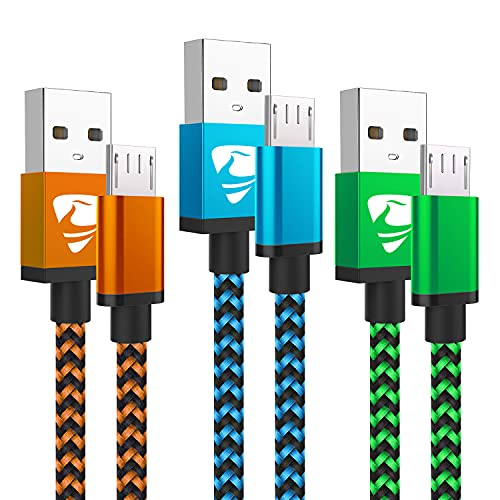 Aioneus Micro USB Cable 6FT 3Pack