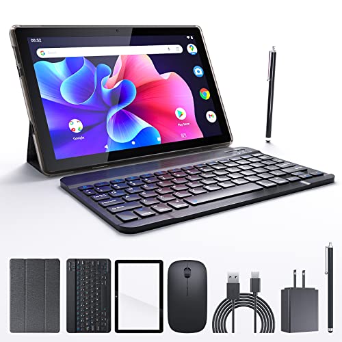 10 inch Android Tablet with Keyboard and Accessories