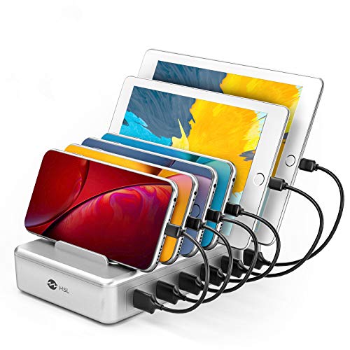 Multi Device Charging Station with Fast Charging - Declutter and Charge in Style