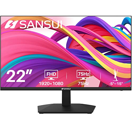 SANSUI 22-inch 1080p FHD Computer Monitor