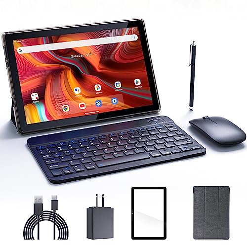 Versatile 2 in 1 Tablet with Keyboard, Mouse, and Stylus