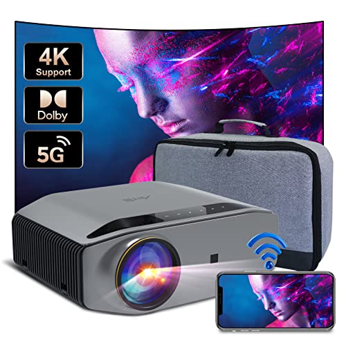 5G WiFi Home Theater Projector 4k Supported