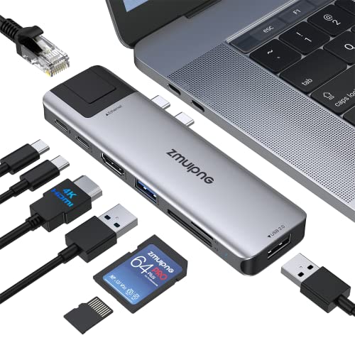 Versatile USB C Adapter Hub for MacBook Pro and Air M1 M2