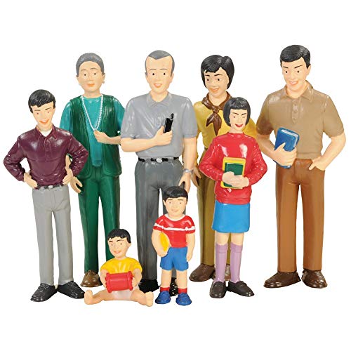 Constructive Playthings Asian Family Pretend Play Set