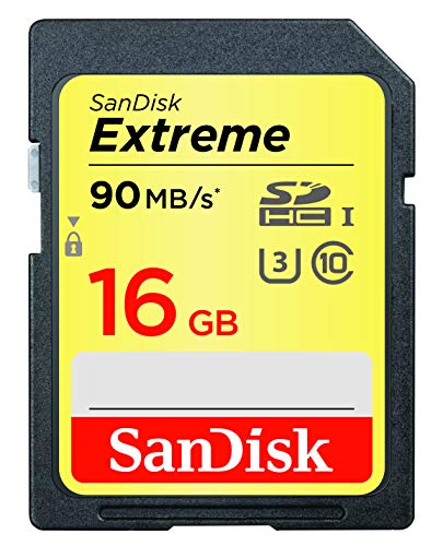 SanDisk 16GB Extreme SDHC UHS-I Memory Card