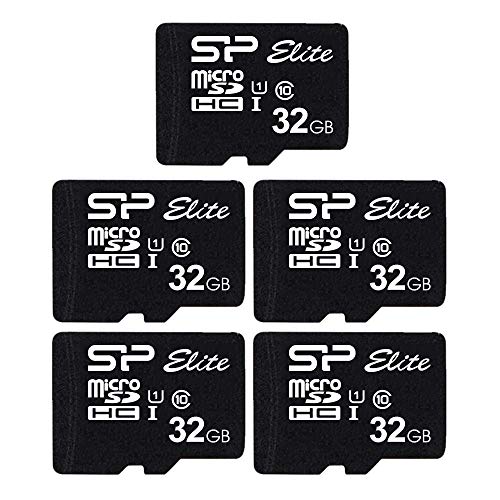 Silicon Power Elite MicroSD Card 5-Pack