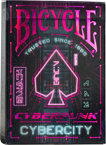 Bicycle Cyberpunk Cybercity Playing Cards