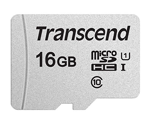 Transcend 16GB UHS-I U1 MicroSD Memory Card with Adapter