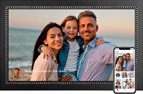 Large Digital Photo Frame with Touchscreen
