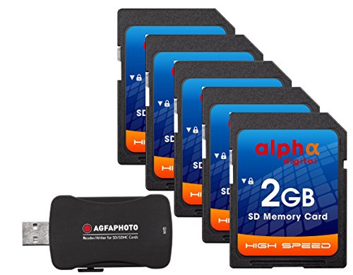 Alpha Digital 5x Memory Card for Nikon D50 D40 D40X D3300