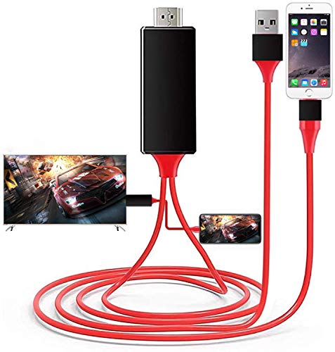 Lightning to HDMI Adapter for iPhone, 1080P Digital AV Converter