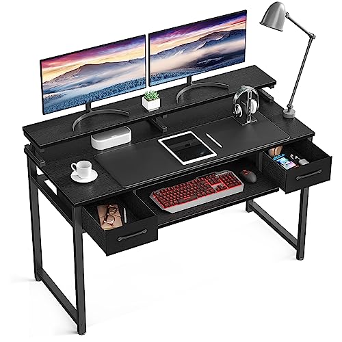 ODK Computer Desk with Keyboard Tray and Drawers