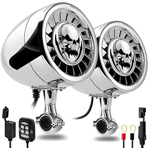 GoHawk AS5-X All-in-One Motorcycle Stereo Speakers
