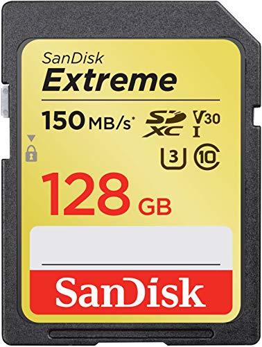 SanDisk 128GB Extreme SDXC Memory Card