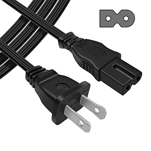 Power Cord Cable Plug for PlayStation, Vizio TV, Arris Router