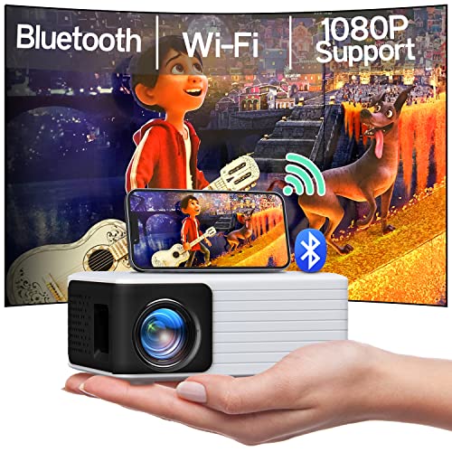 Portable Mini Projector with WiFi and Bluetooth