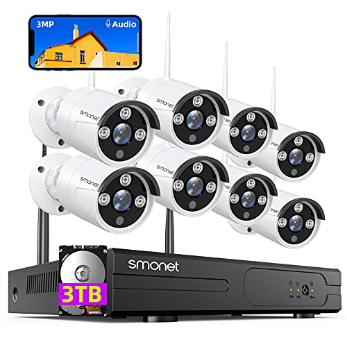 Wireless Security Camera System with Audio