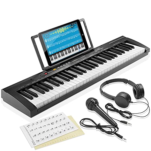 Ashthorpe 61-Key Digital Keyboard Piano for Beginners