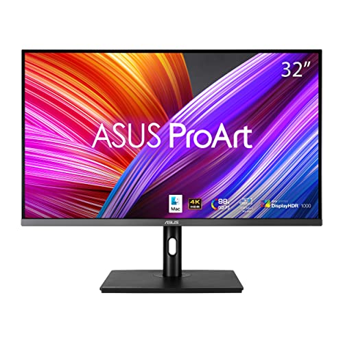 ASUS ProArt Display 32” 4K HDR Monitor - Exceptional Color Accuracy & Brightness