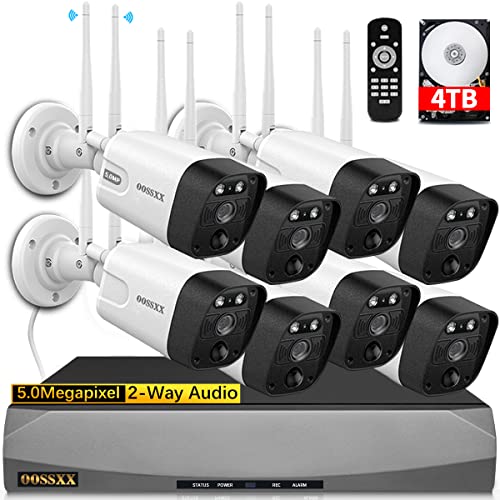 Wireless Security Camera System with 5.5MP & PIR Detection